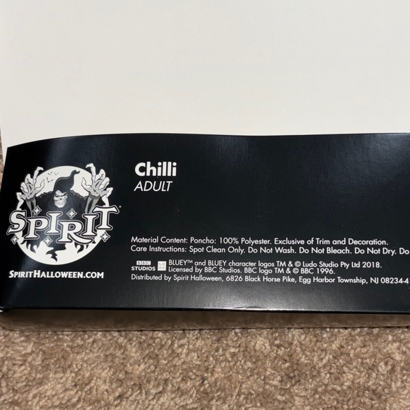 Bluey “Chili” Adult Woman Poncho costume - Picture 12 of 12